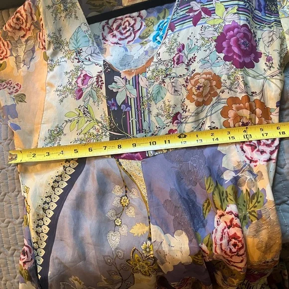 Johnny Was Georgette silk maxi dress - Picture 10 of 10